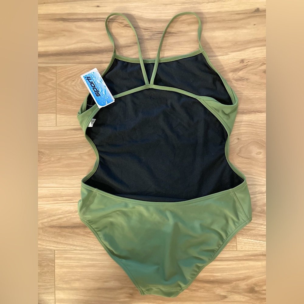 This awesome one-piece, is cute for an everyday swim look.